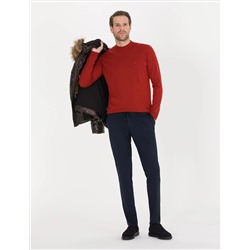 Lacivert Ex. Slim Fit Kumaş Pantolon
