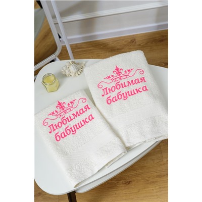14419/5 Любимая бабушка полотенце махровое плотность 400гр