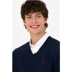 Erkek Lacivert Basic Kazak