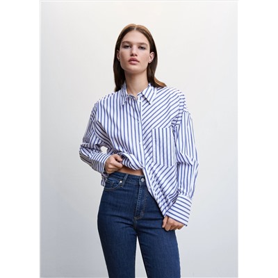 Jeans skinny tiro alto