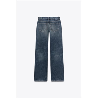 JEANS TRF WIDE LEG TIRO BAJO