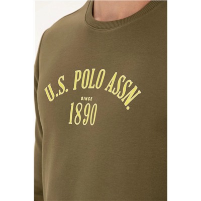 Erkek Haki Sweatshirt