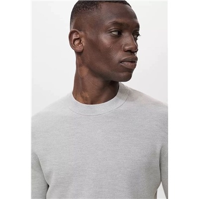 Мужской пуловер из смесовой шерсти МАНГ*О