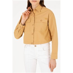 Kadın Camel Uzun Kollu Gömlek