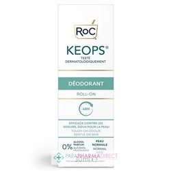 Roc Keops - Déodorant - Peau Normale - Roll-on - LOT 2x30 mlLot  × 2