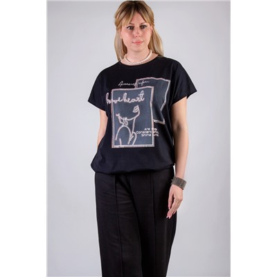 Нарядная футболка на кулиске арт.А2006