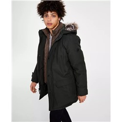 Michael Kors Men's Hooded Bib Snorkel Parka, Created for Macy's