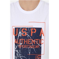 Erkek Beyaz Bisiklet Yaka Tişört