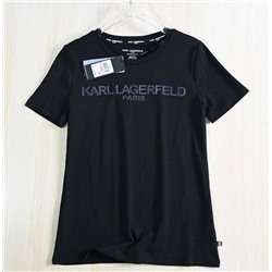 Хлопковая повседневная футболка KARL LAGERFEL*D ОРИГИНАЛ!