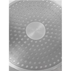 Сковорода, 24 см, с покрытием, алюминий, молочная, Palisander