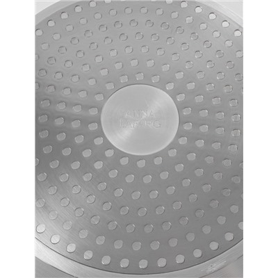 Сковорода, 24 см, с покрытием, алюминий, молочная, Palisander