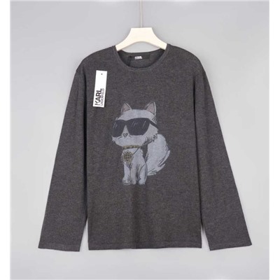 Свободный повседневный свитер КАР*Л 😎