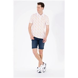 Erkek Turuncu Polo Yaka Tişört