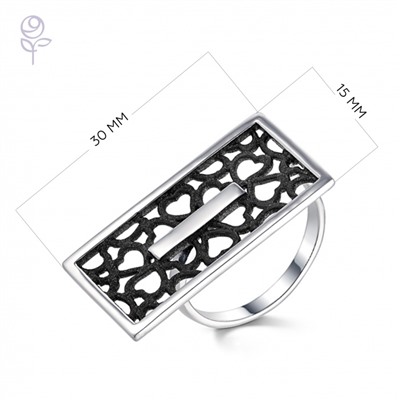 Кольцо серебро 51837SB