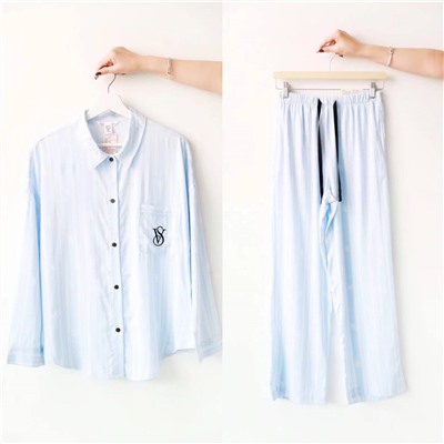 Пижама рубашка + штаны хлопковой фактуры  ВИКТОРИЯ СИКРЕ*Т