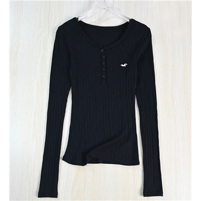 Тонкий полосатый хлопковый свитер