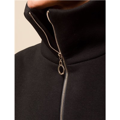 Джемпер из премиального футера трехнитки с начесом