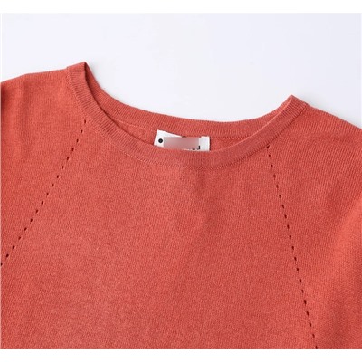 Женский ​​мягкий и универсальный, эластичный трикотажный свитер