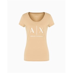 PIMA COTTON PRINT SHORT SHORT T-SHIRT