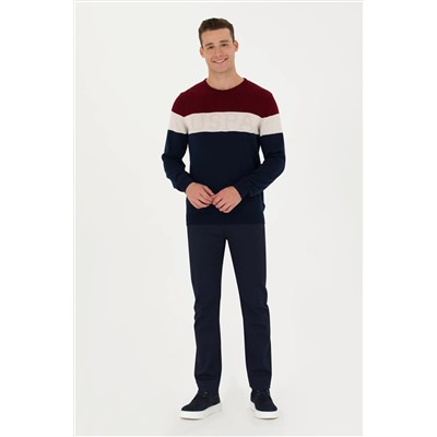 Erkek Lacivert Kanvas Pantolon