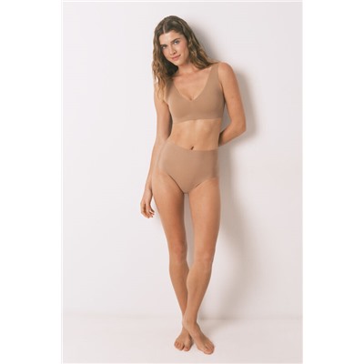 Braga alta clean cut beige