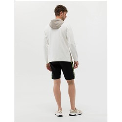Siyah Slim Fit Örme Şort