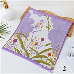 Набор трехслойных марлевых кухонных полотенец 34*40  (4 шт)