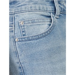 Джинсы дудочки из эластичного плотного денима