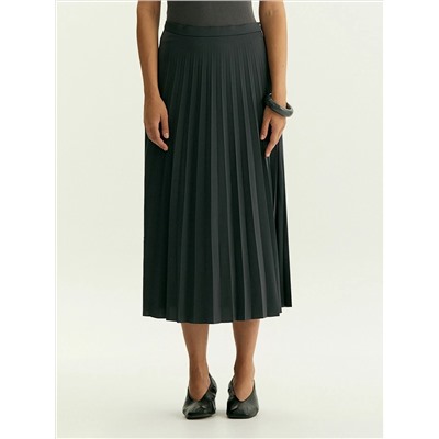 Юбка-плиссе миди, S1066/posh