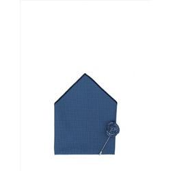 Lacivert 3'lü Kravat Mendil Set