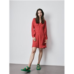 EcoVero™ Gemusterte Bluse