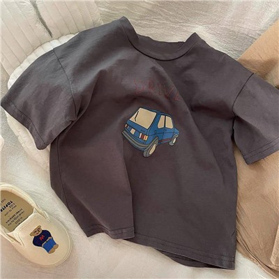 Хлопковая футболка для мальчиков