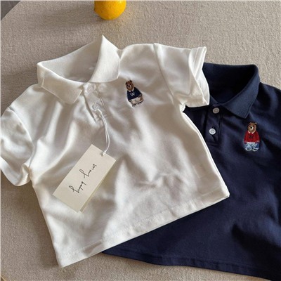 Хлопковая поло для мальчиков