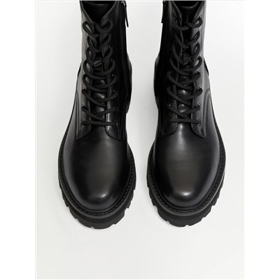 Ботинки на шнуровке, W028/kaya