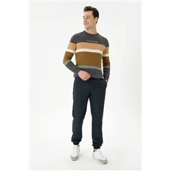 Erkek Lacivert Kanvas Pantolon