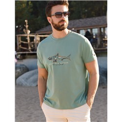 Футболка из премиального хлопка с авторским принтом