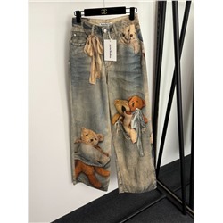 Женские оригинальные джинсовые брюки в стиле ретро   Acn*e Studio*s