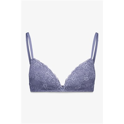 Sujetador triangular CHARMING encaje azul