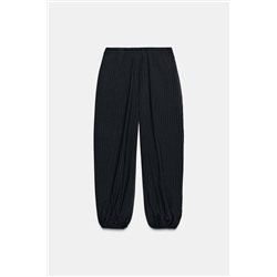 ZW COLLECTION PINSTRIPE BALLOON TROUSERS