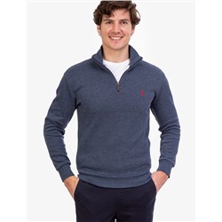 QUARTER ZIP SWEATER