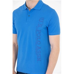 Erkek Saks Polo Yaka Tişört