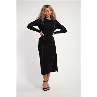 Платье женское кашкорсе со швом ПлЖ-01