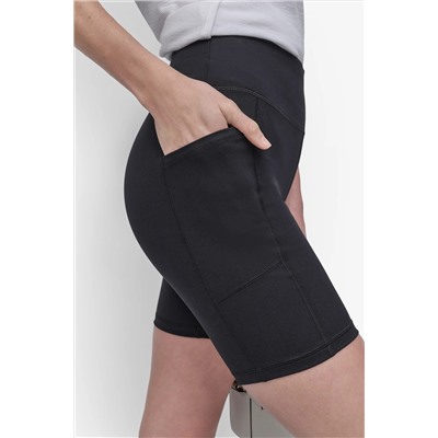 MID-RISE LOGO 7/8 BIKER SHORT
