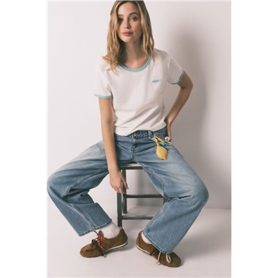 Camiseta lisa manga corta 100% algodón blanca