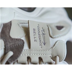 Belle  👟оригинал! Распродажа с фабрики, количество ограничено⚡️ Женские кроссовки на высокой подошве, сшиты из свиной кожи, комбинированной тканями. Цена на оф сайте выше 8000р