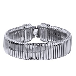 Браслет Клеопатра (покрытие родий) 16-17см, Есть комплект