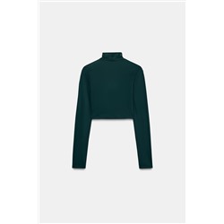 POLYAMIDE CROP T-SHIRT