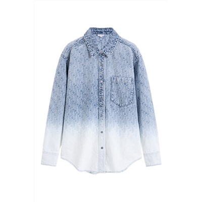 Camisa Azul claro y blanco
