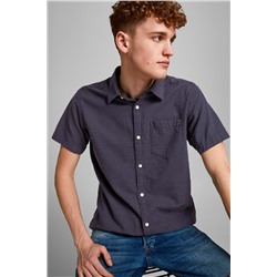 Camisa regular fit Azul marino