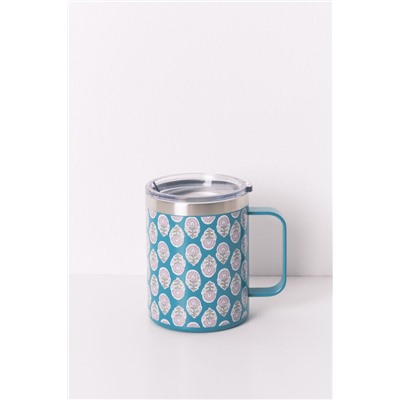 Taza térmica estampada verde